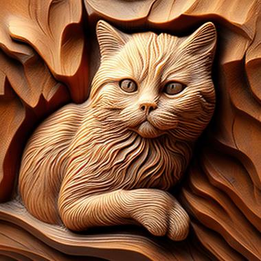 3D model Ragamuffin cat (STL)